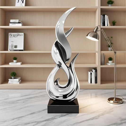 Silver Modern Figurines