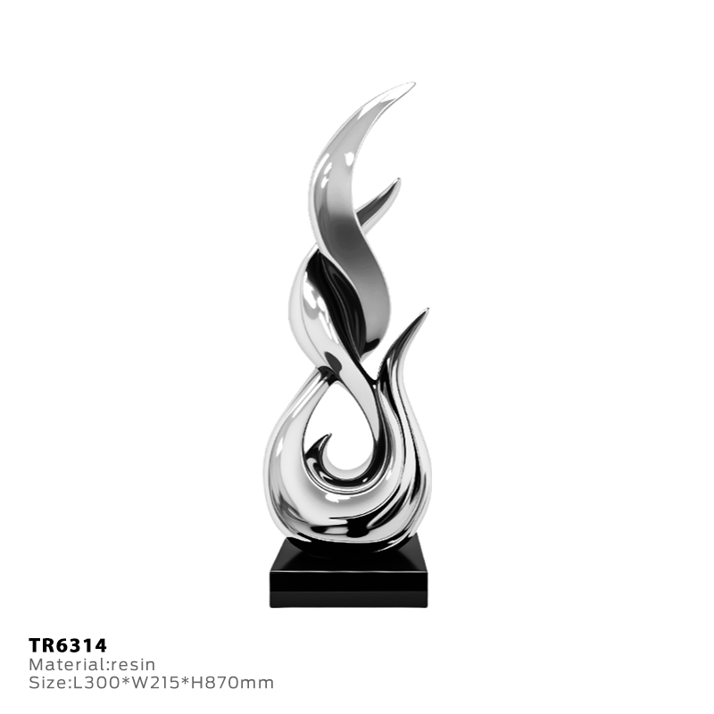 Silver Modern Figurines