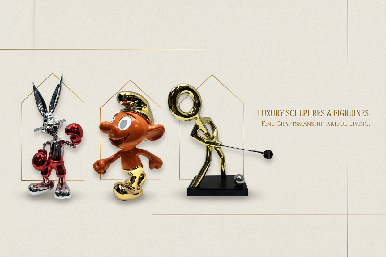 高端雕塑产品横幅