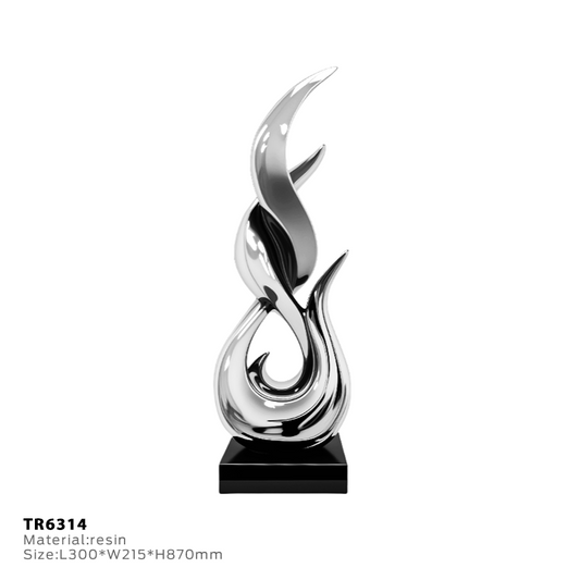 Silver Modern Figurines